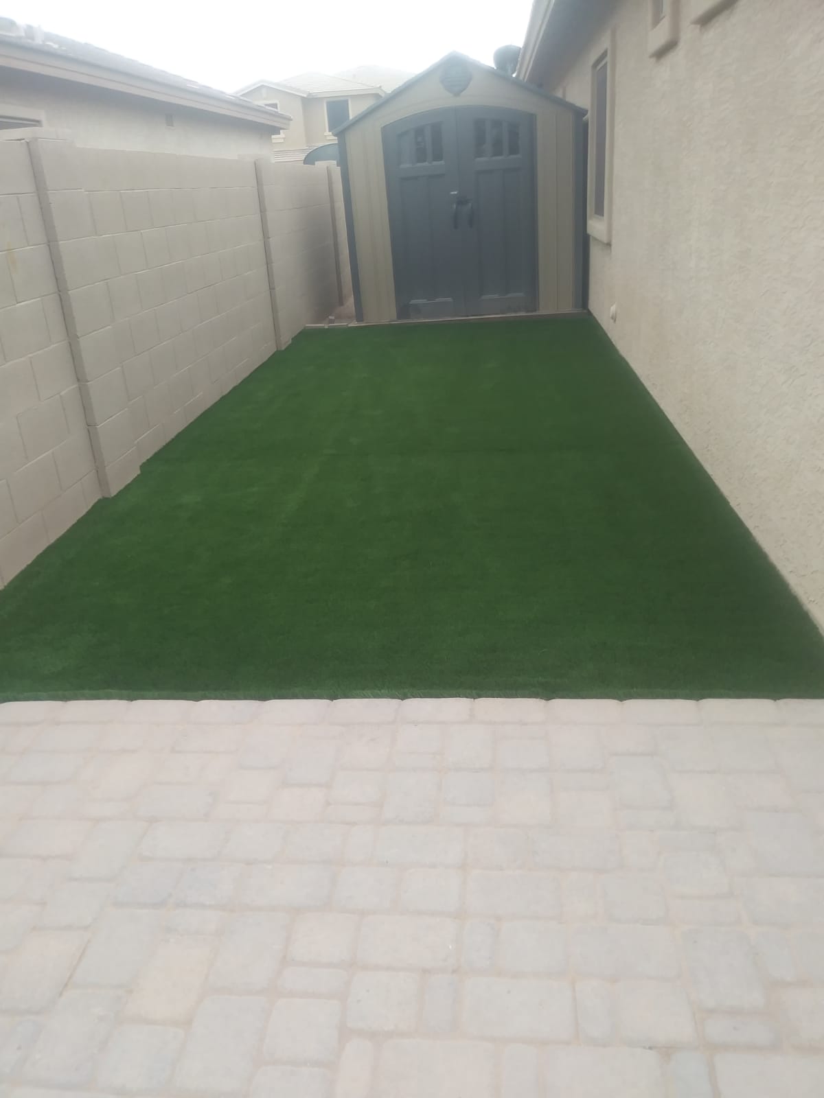 Grass installation project by Zion Landscaping Services